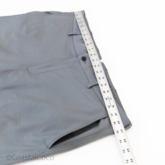 Dunning Golf Pants Mens 40X32 Everbest Grey Performance Stretch Casual Athletic - Picture 7 of 9